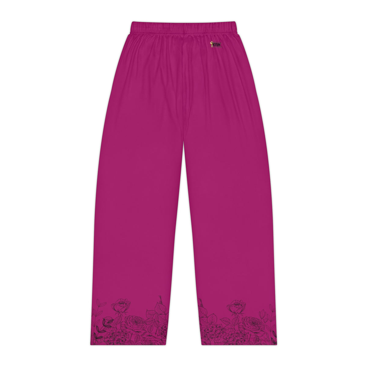 Stretched Series BLESSED Women's Comfy Pants, Deep Berry