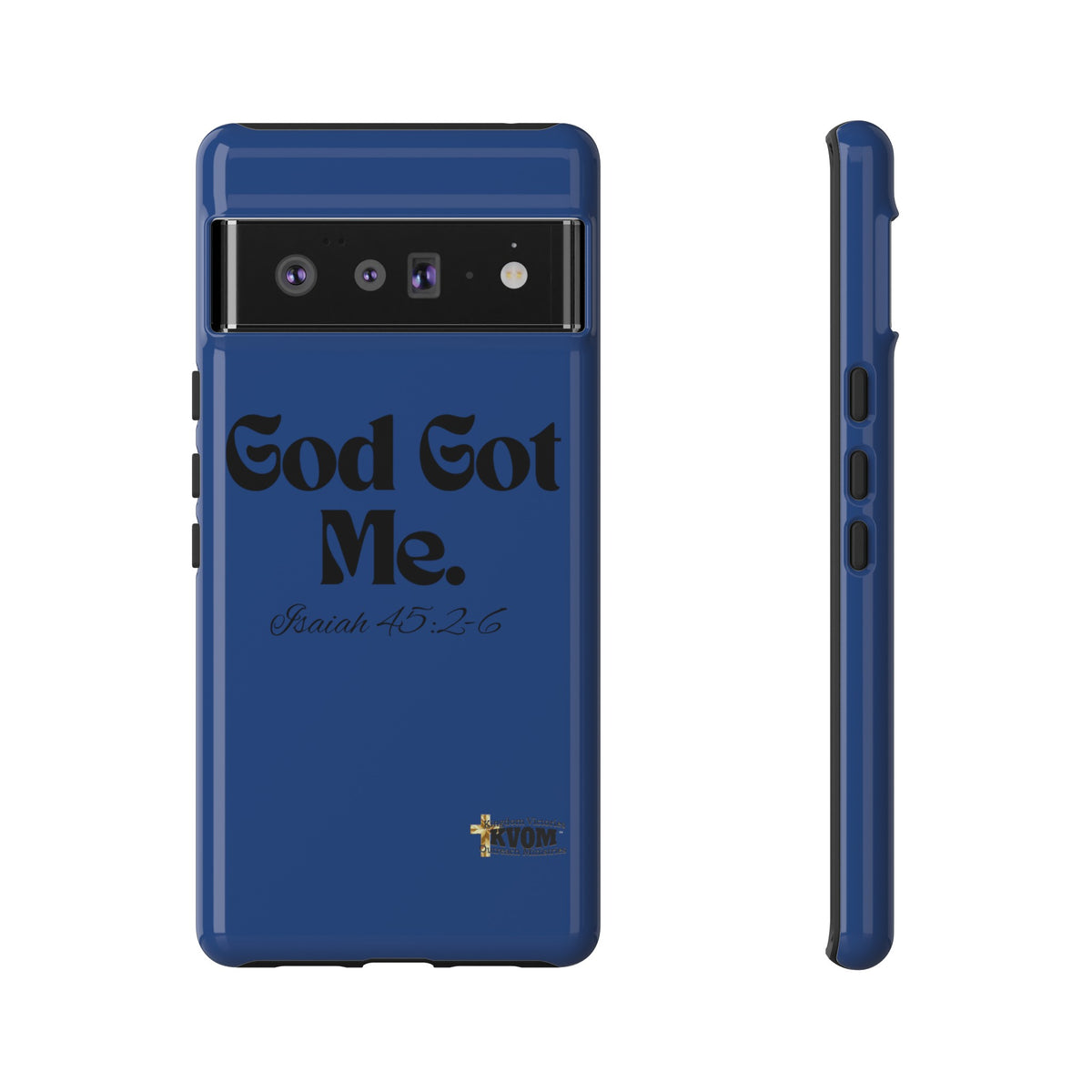 God Got Me KVOM Tough Case, Black Print