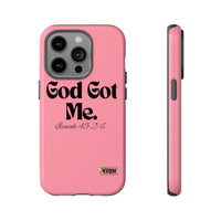 God Got Me KVOM Tough Case, Black Print