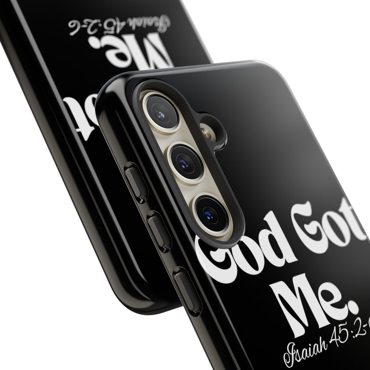 God Got Me KVOM Tough Case, White Print