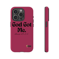 God Got Me KVOM Tough Case, Black Print