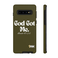 God Got Me KVOM Tough Case, White Print