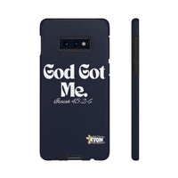 God Got Me KVOM Tough Case, White Print