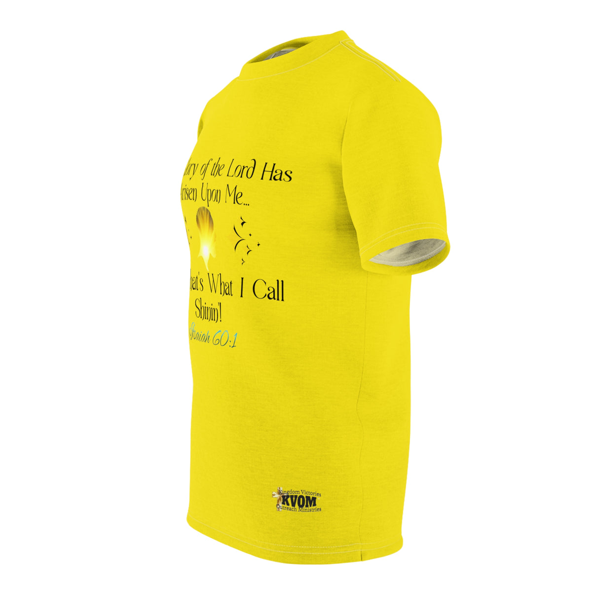 The Glory of The Lord Has Arisen Men's T-Shirt, Sun Yellow