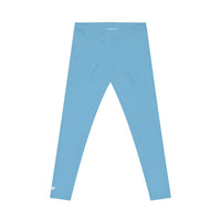 KVOM Women's Casual Leggings, Sky Blue