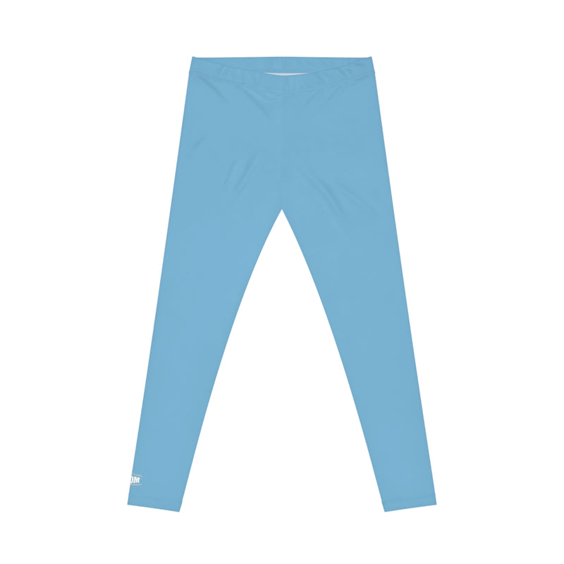 KVOM Women's Casual Leggings, Sky Blue