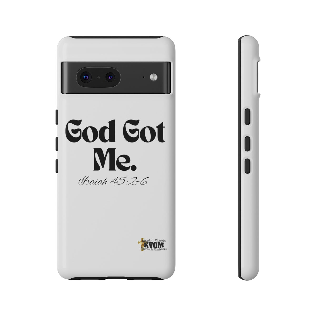 God Got Me KVOM Tough Case, Black Print