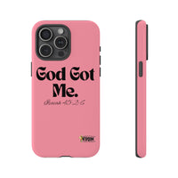 God Got Me KVOM Tough Case, Black Print