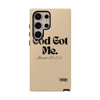 God Got Me KVOM Tough Case, Black Print