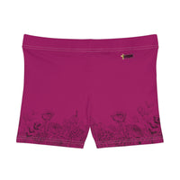 Stretched Series Women's Shorts, Deep Berry