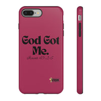 God Got Me KVOM Tough Case, Black Print