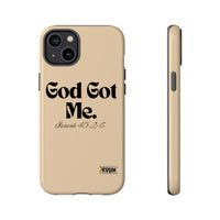 God Got Me KVOM Tough Case, Black Print