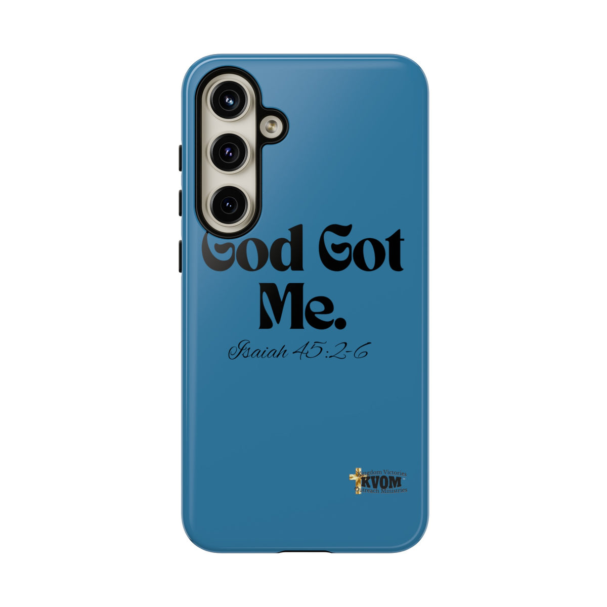 God Got Me KVOM Tough Case, Black Print