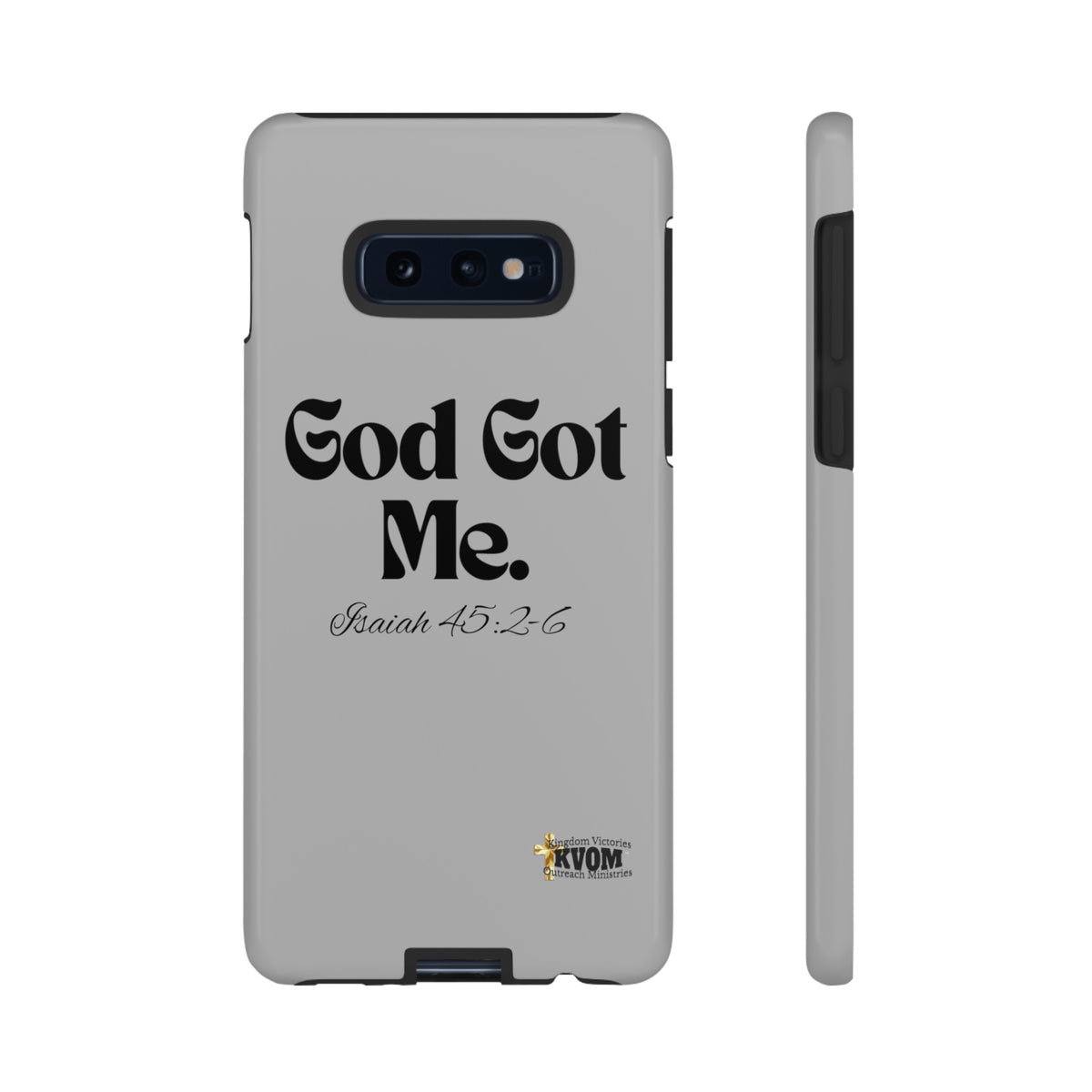 God Got Me KVOM Tough Case, Black Print