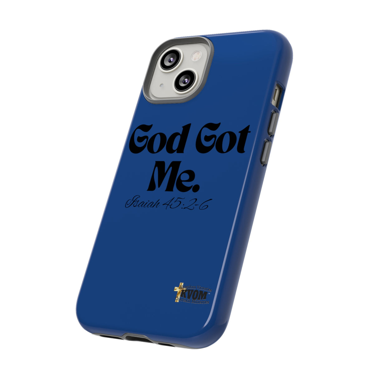 God Got Me KVOM Tough Case, Black Print