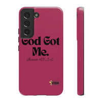 God Got Me KVOM Tough Case, Black Print