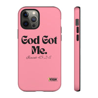 God Got Me KVOM Tough Case, Black Print