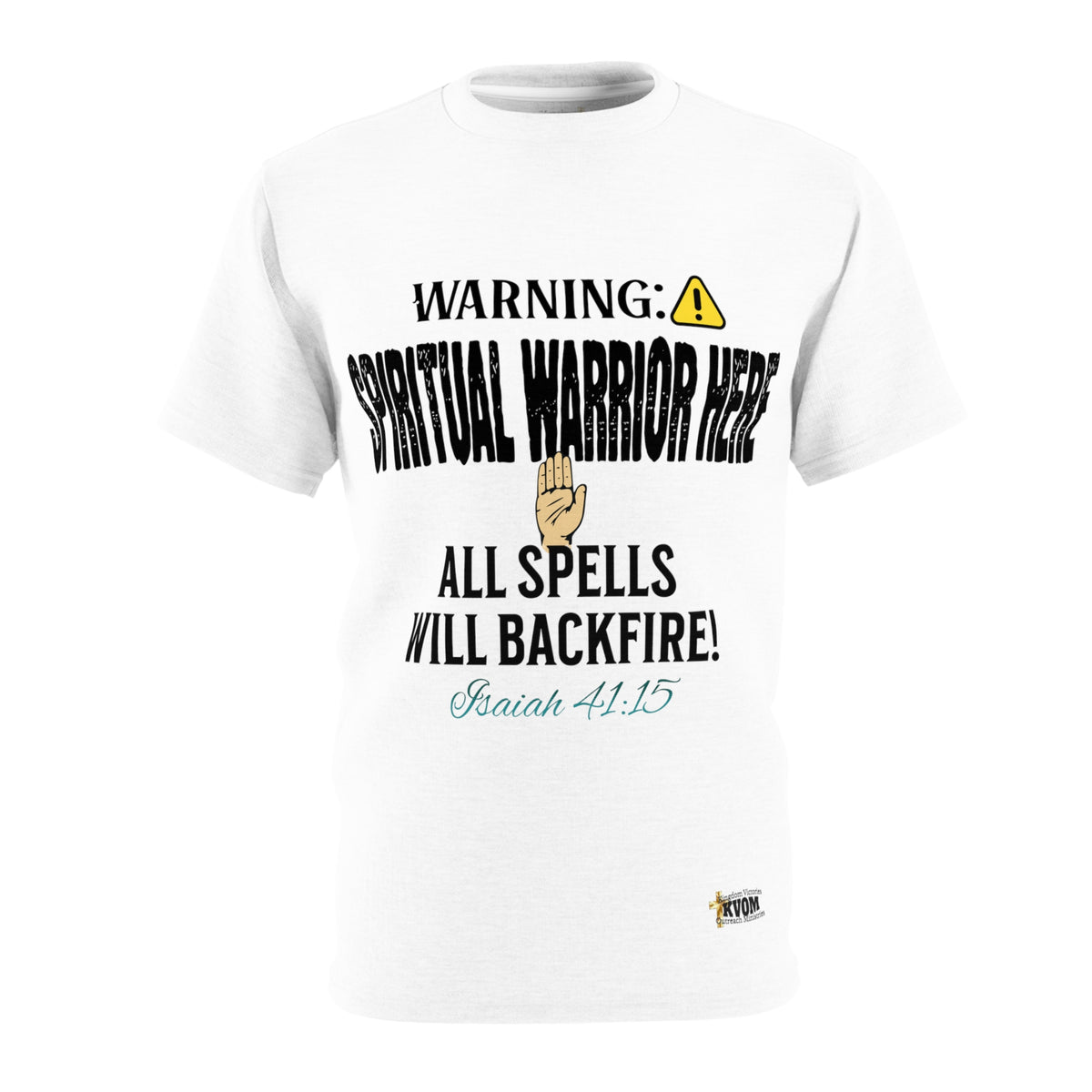 WARNING: Spiritual Warrior Here Men's T-Shirt