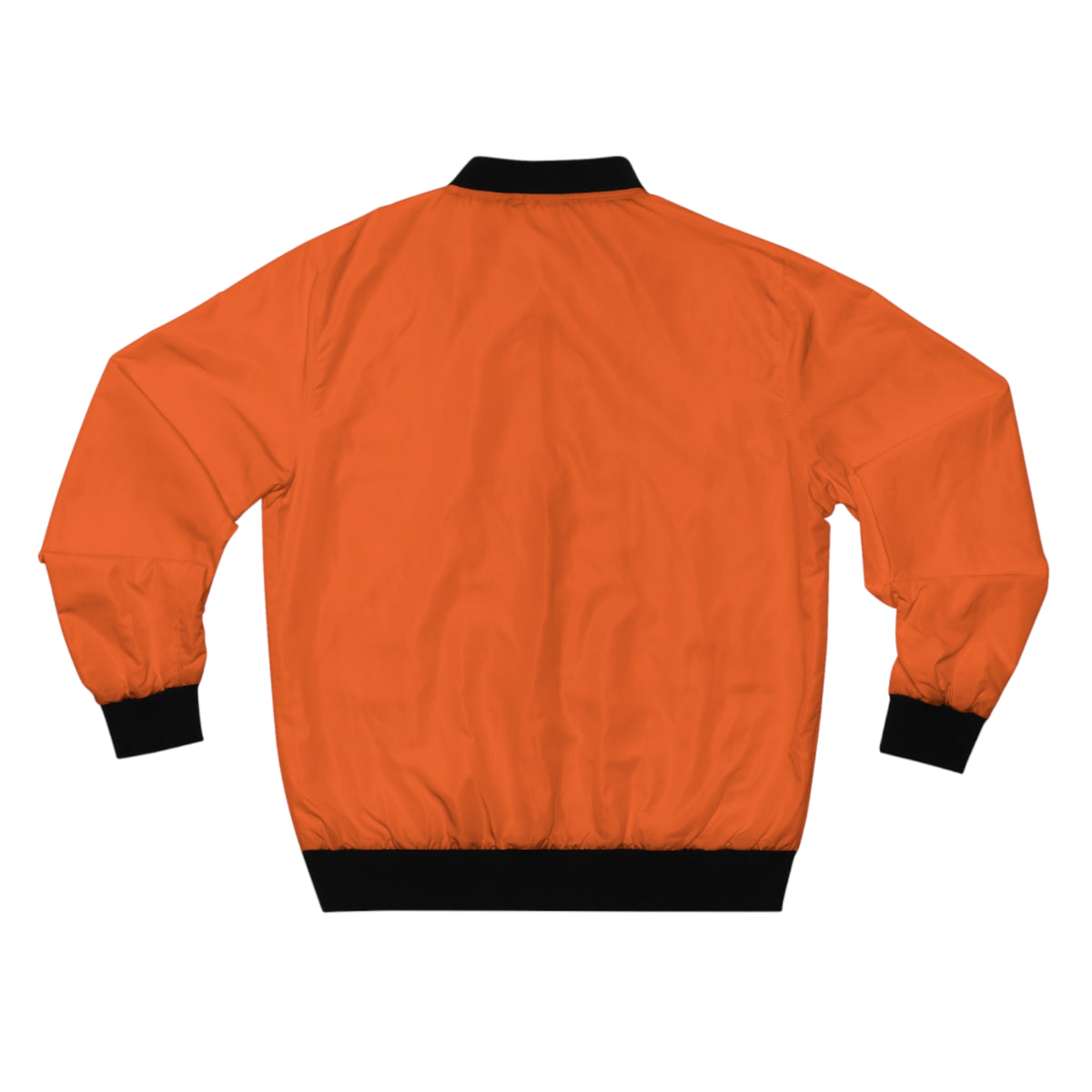 KVOM Logo Men's Bomber Jacket: Orange