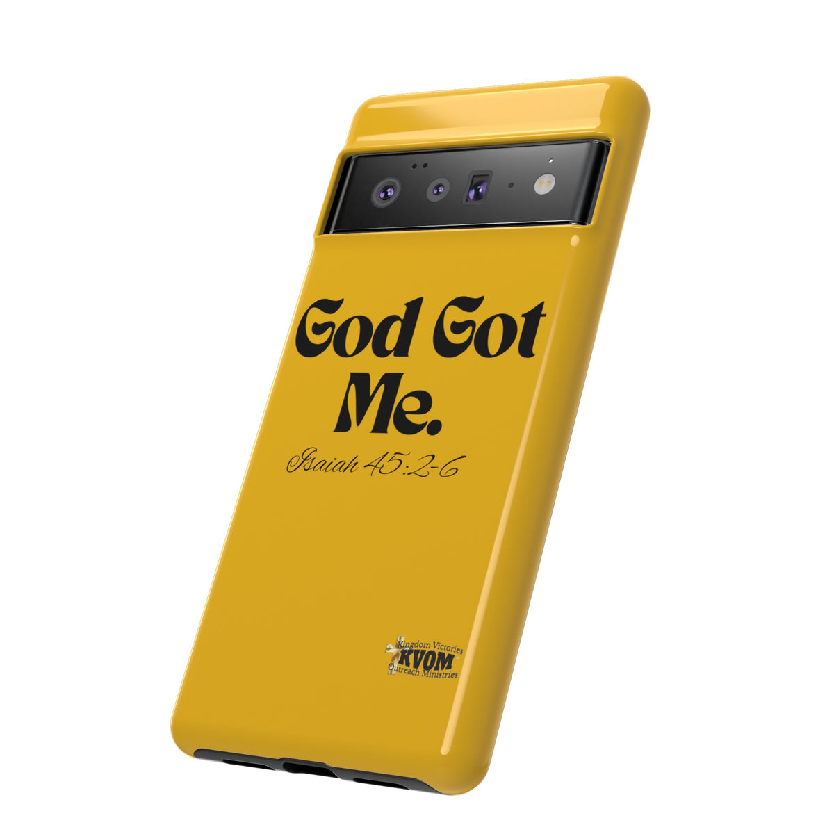 God Got Me KVOM Tough Case, Black Print