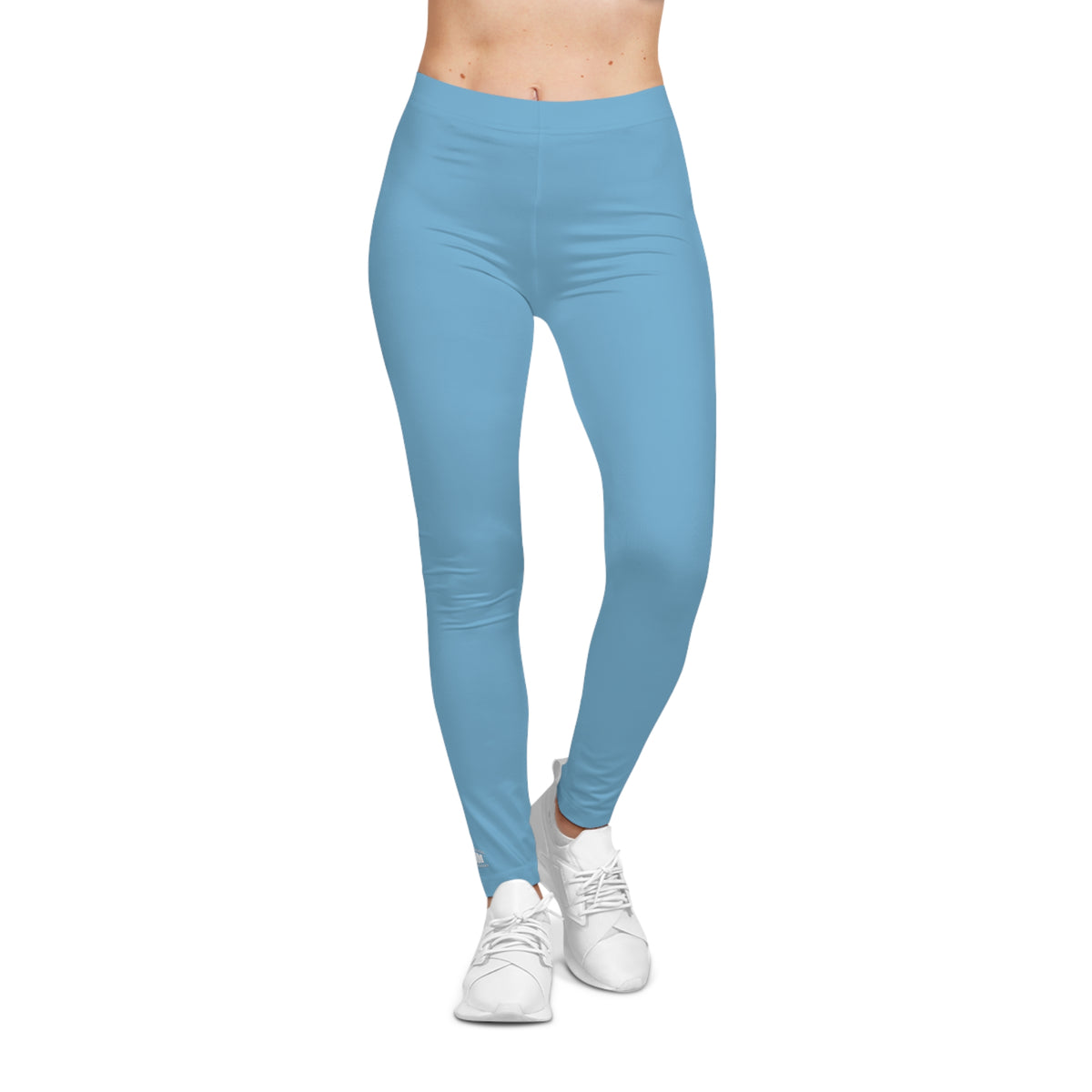 KVOM Women's Casual Leggings, Sky Blue