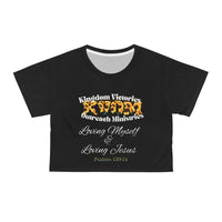 Loving Myself & Jesus Sunflowers Crop Top Shirt