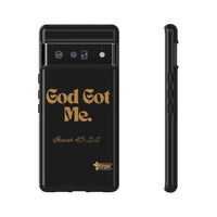 God Got Me KVOM Tough Case, Gold Print