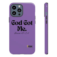 God Got Me KVOM Tough Case, Black Print