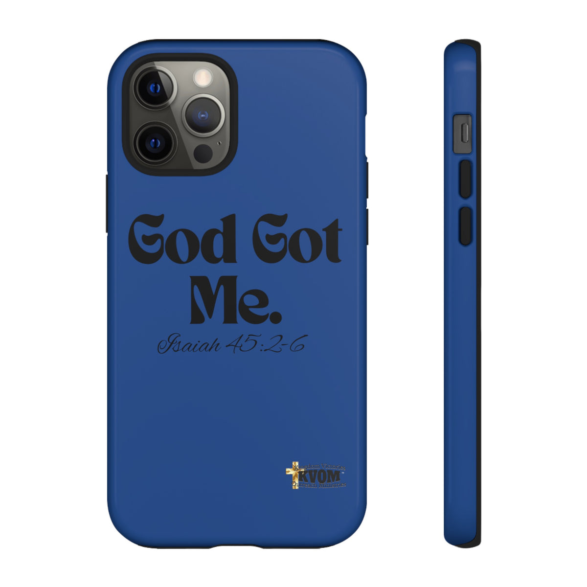 God Got Me KVOM Tough Case, Black Print