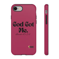 God Got Me KVOM Tough Case, Black Print