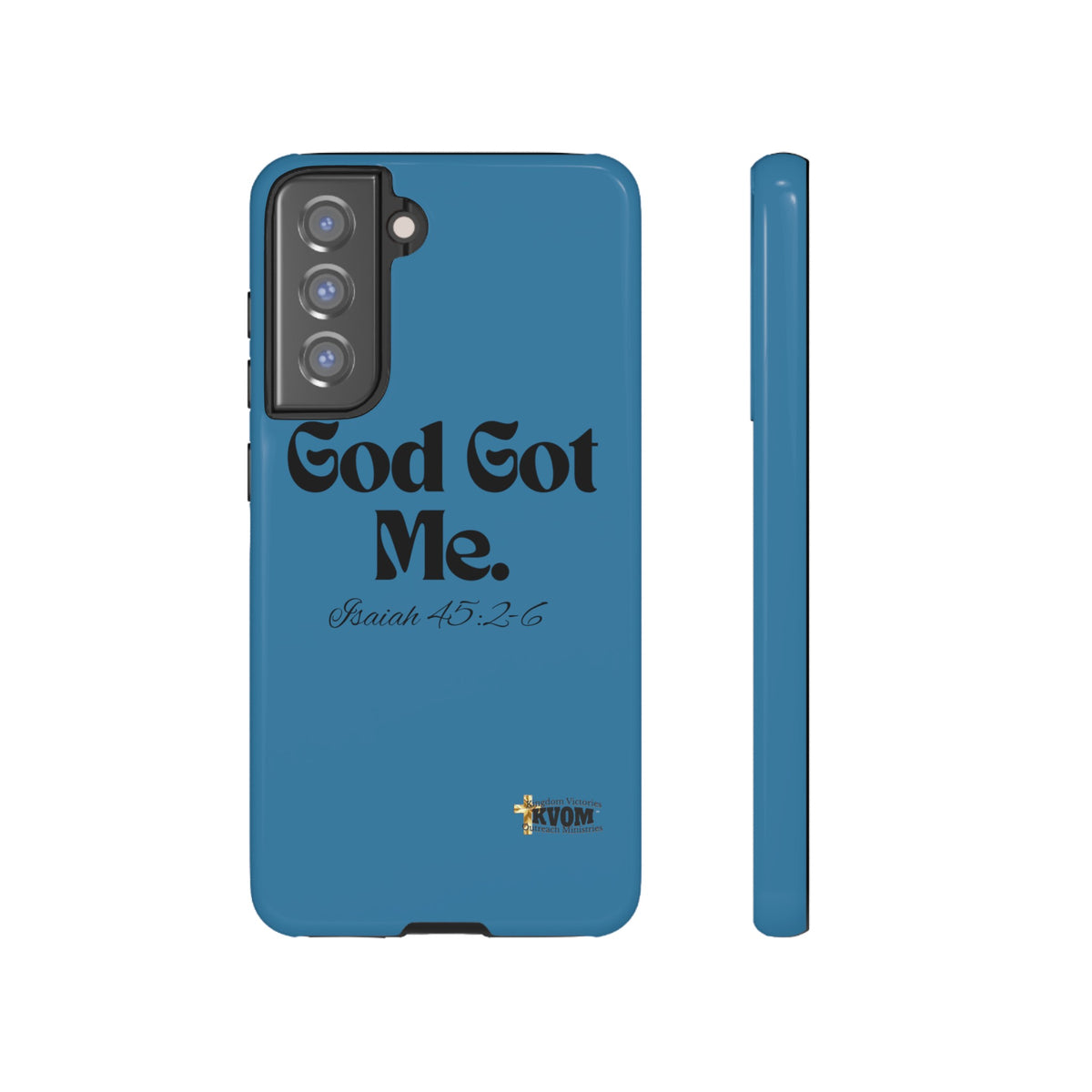 God Got Me KVOM Tough Case, Black Print