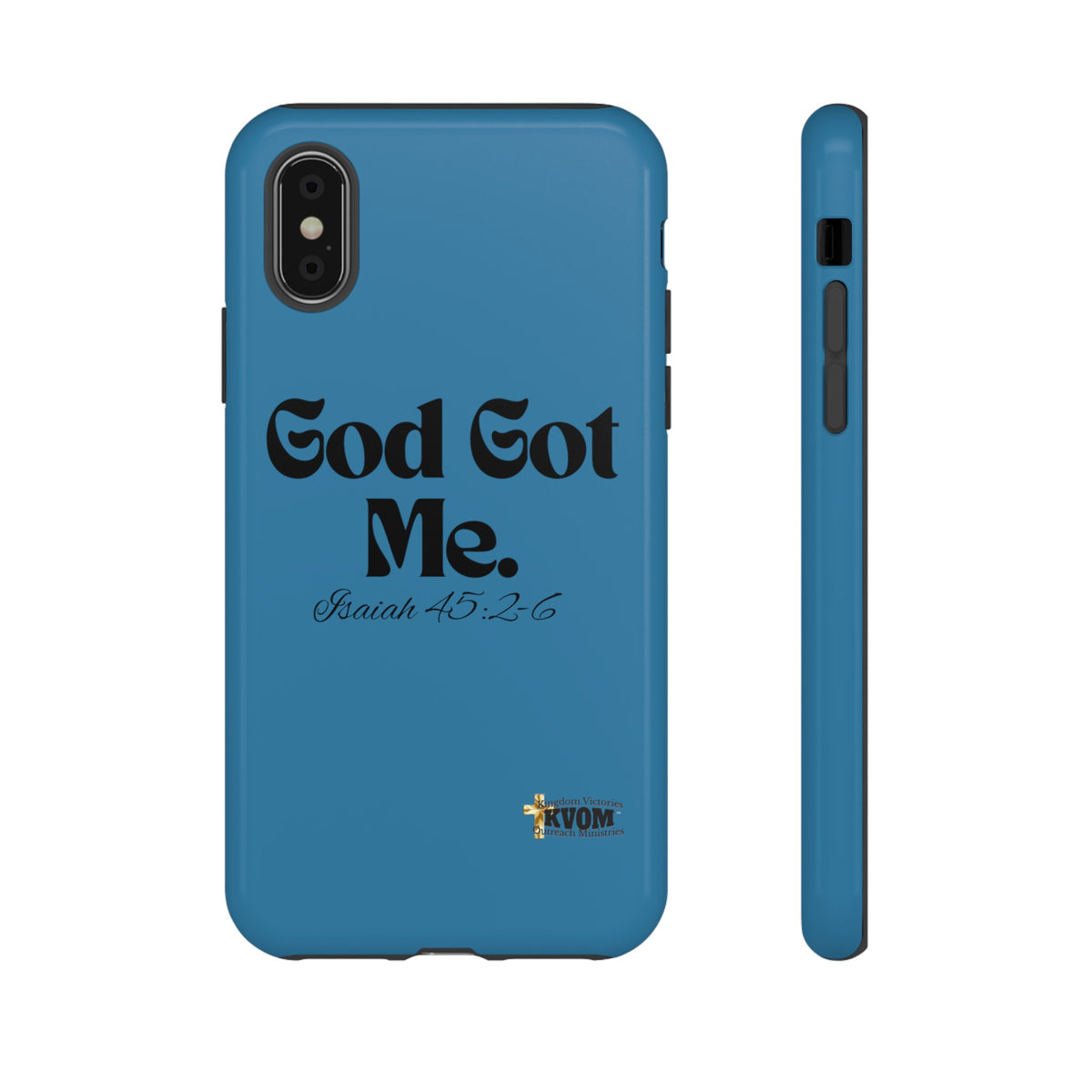 God Got Me KVOM Tough Case, Black Print