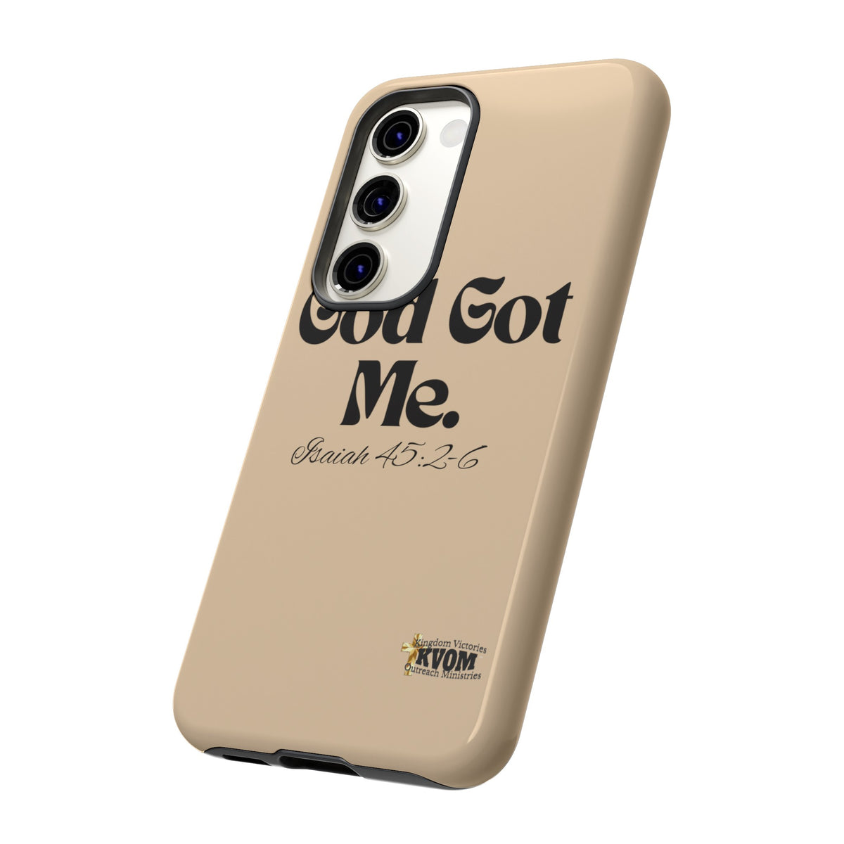 God Got Me KVOM Tough Case, Black Print