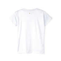 KVOM Logo White on White Women's Jersey Tee