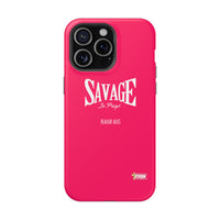 Savage in Prayer MagSafe Tough Cases, Siren Alarm Pink