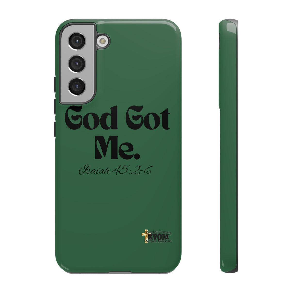 God Got Me KVOM Tough Case, Black Print