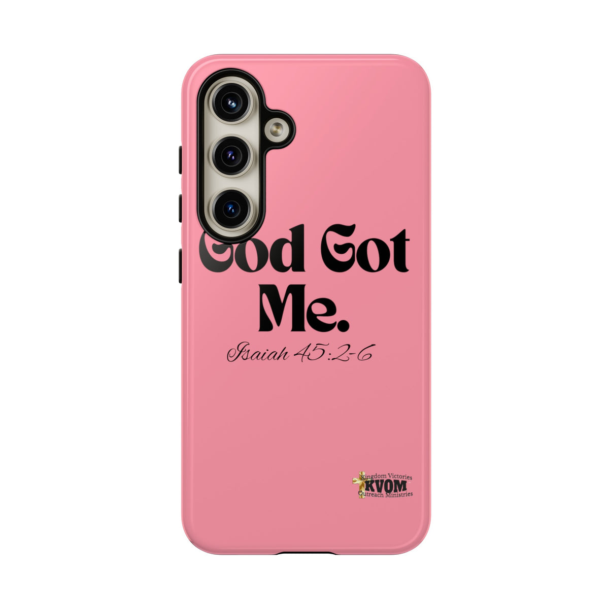 God Got Me KVOM Tough Case, Black Print