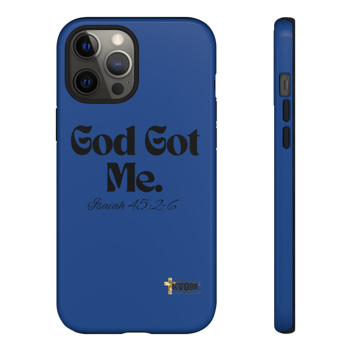 God Got Me KVOM Tough Case, Black Print