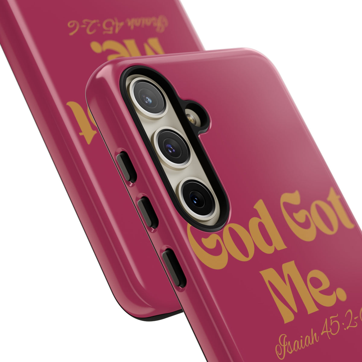 God Got Me KVOM Tough Case, Gold Print