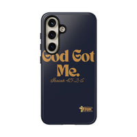 God Got Me KVOM Tough Case, Gold Print