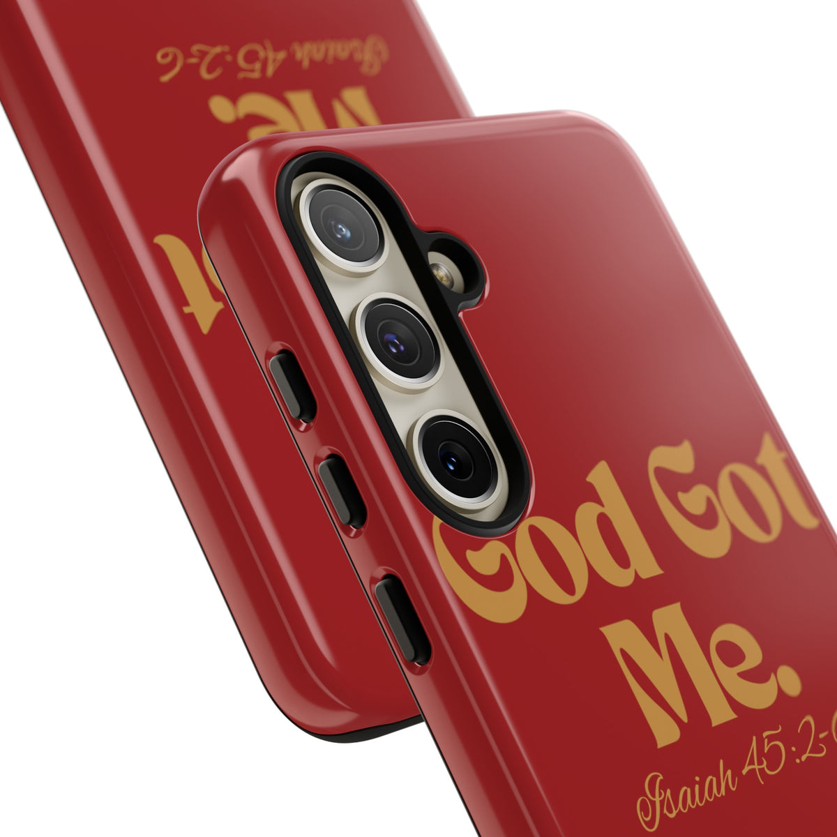 God Got Me KVOM Tough Case, Gold Print