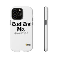 God Got Me KVOM Tough Case, Black Print