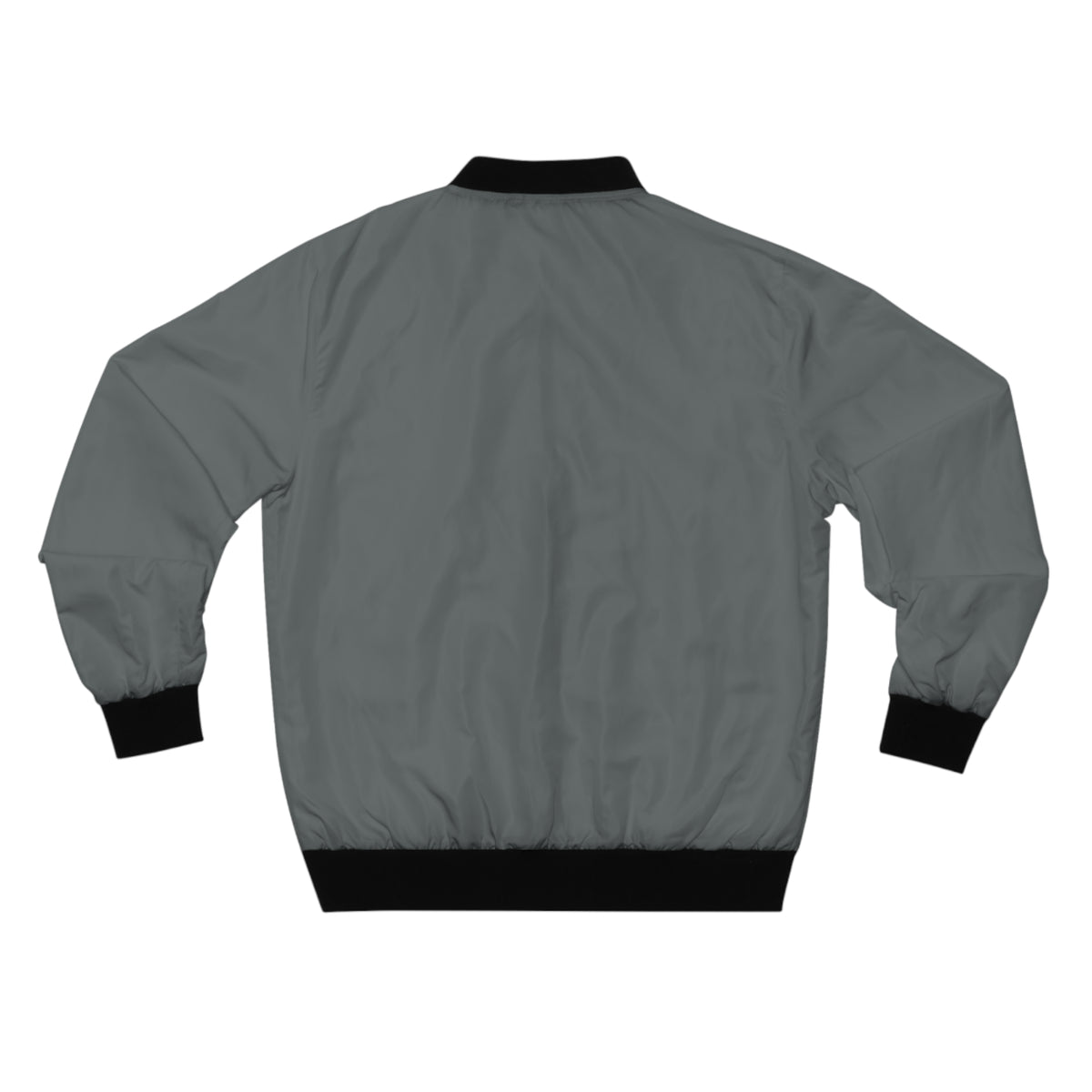 KVOM Logo Men's Bomber Jacket: Grey