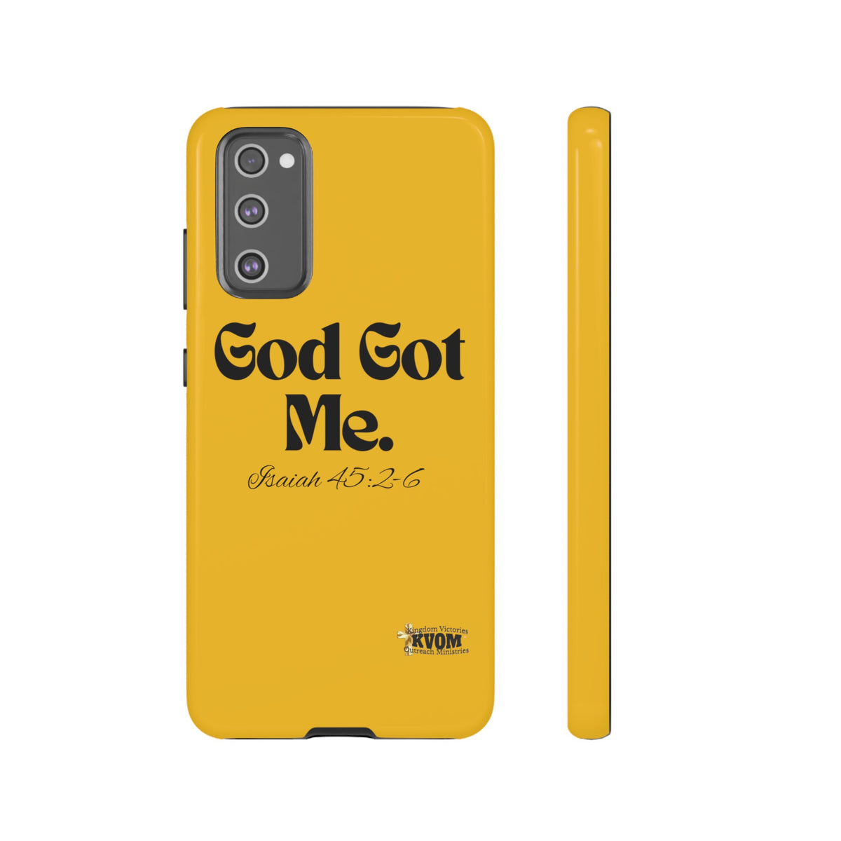 God Got Me KVOM Tough Case, Black Print