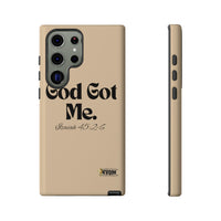 God Got Me KVOM Tough Case, Black Print