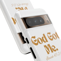 God Got Me KVOM Tough Case, Gold Print