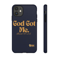 God Got Me KVOM Tough Case, Gold Print