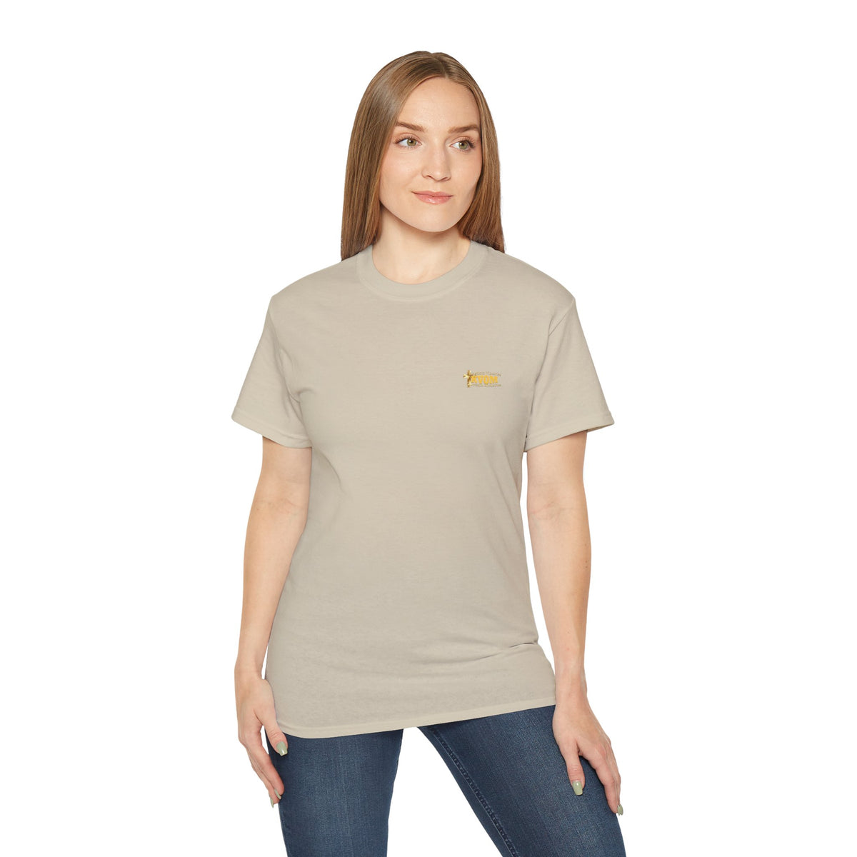 KVOM Yellow Gold Logo Basics Tee