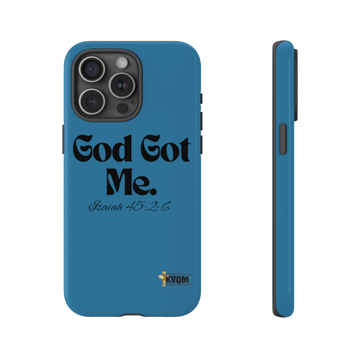 God Got Me KVOM Tough Case, Black Print