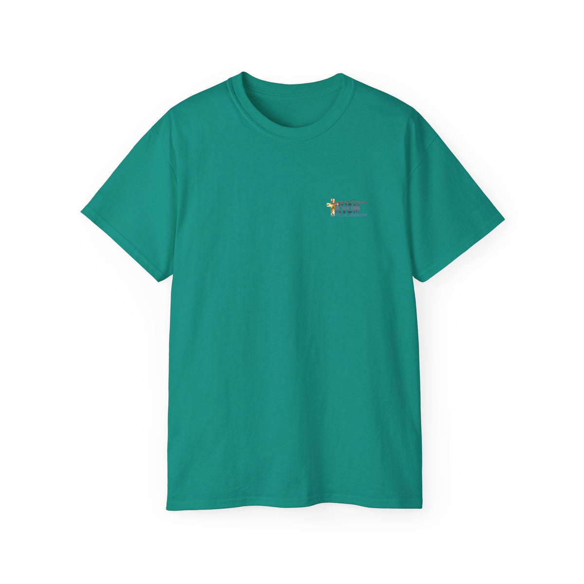 KVOM Blue Logo  Essentials Tee